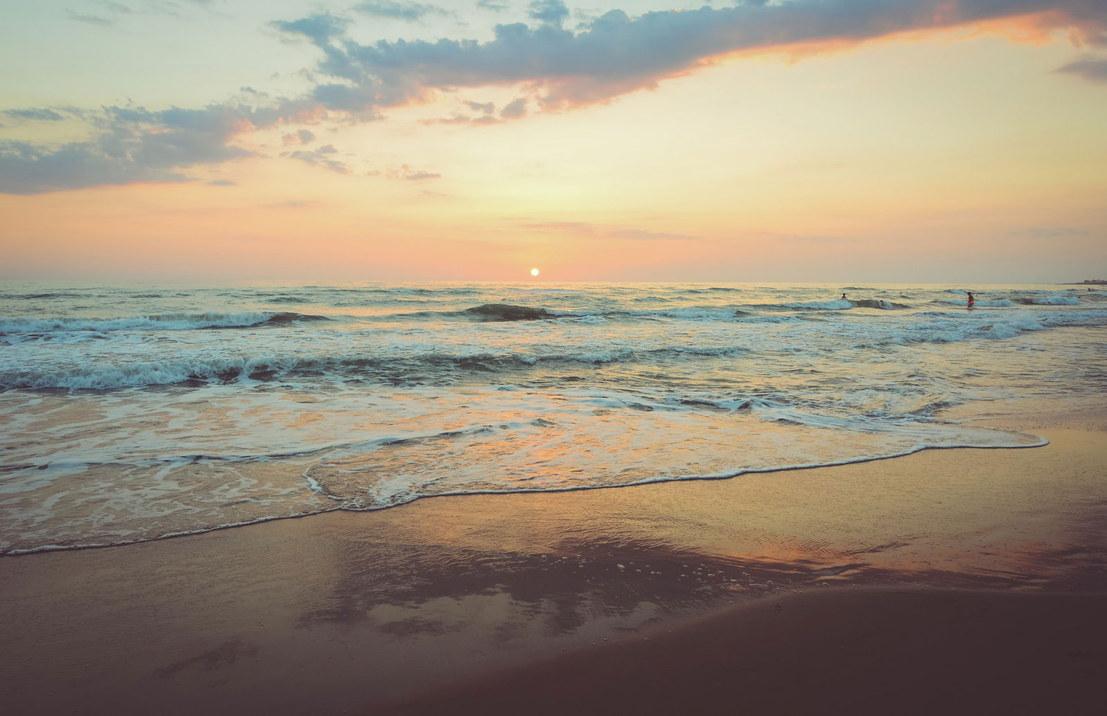 breathe-on-beach sunset